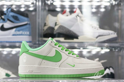 Bape X Nike Air Force 1 White Green Custom shoes