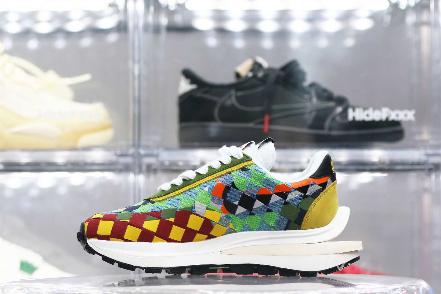 Sacai x Nike Waffe Woven Green Gusto