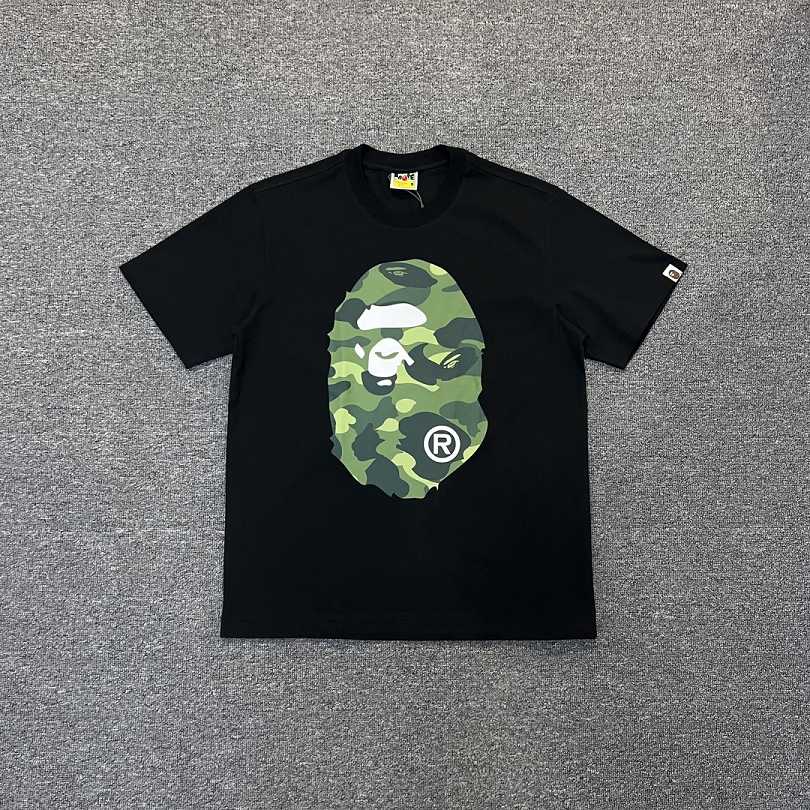 BAPE Green Color Camo By Bathing Tee