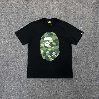 BAPE Green Color Camo By Bathing Tee