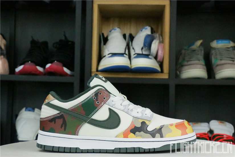 Nike Dunk Low SE Sail Multi-Camo