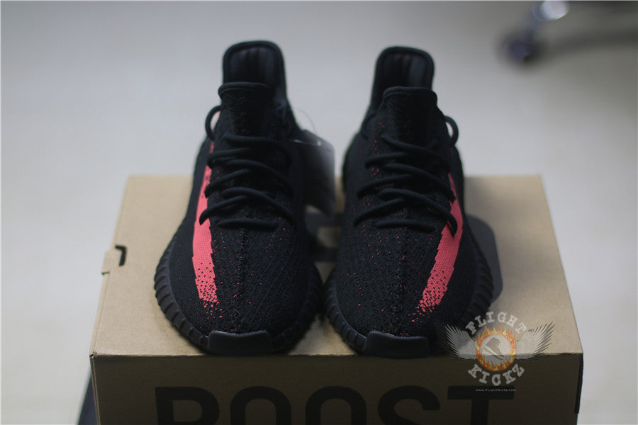 Adidas Yeezy 350 Boost V2 Black Red 2016(Ln5 A1)