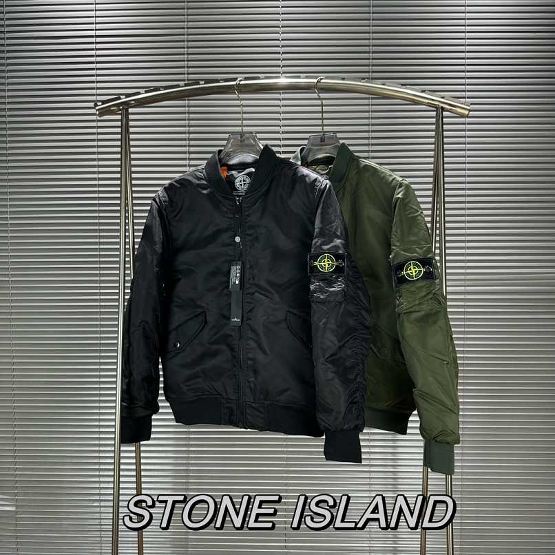Stone 1sland Medallion Pilot Padded Jacket