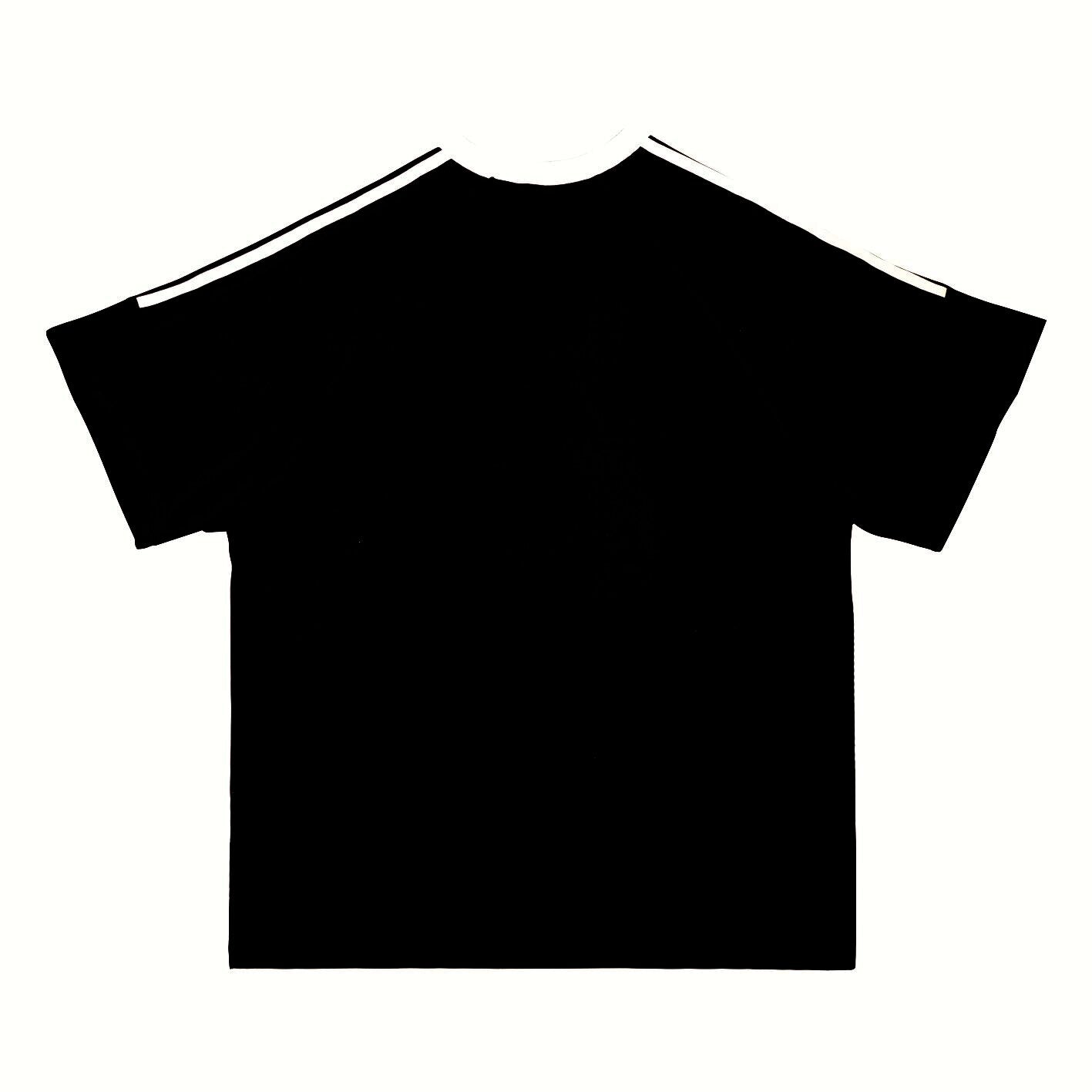 WE11D0NE Patchwork Embroidered LettersT-Shirt