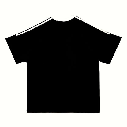 WE11D0NE Patchwork Embroidered LettersT-Shirt