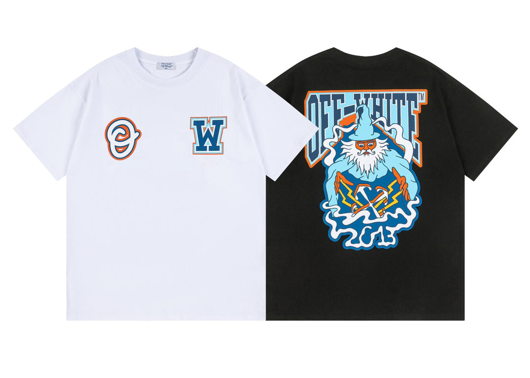 Off-White Blue Wiz skate T-Shirt