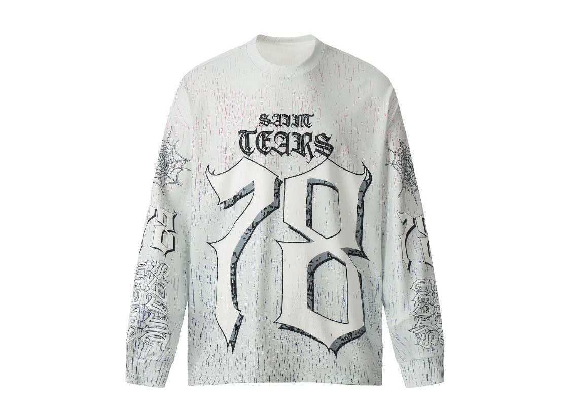Saint Mich@el Tears 78 Full Print Long Sleeve