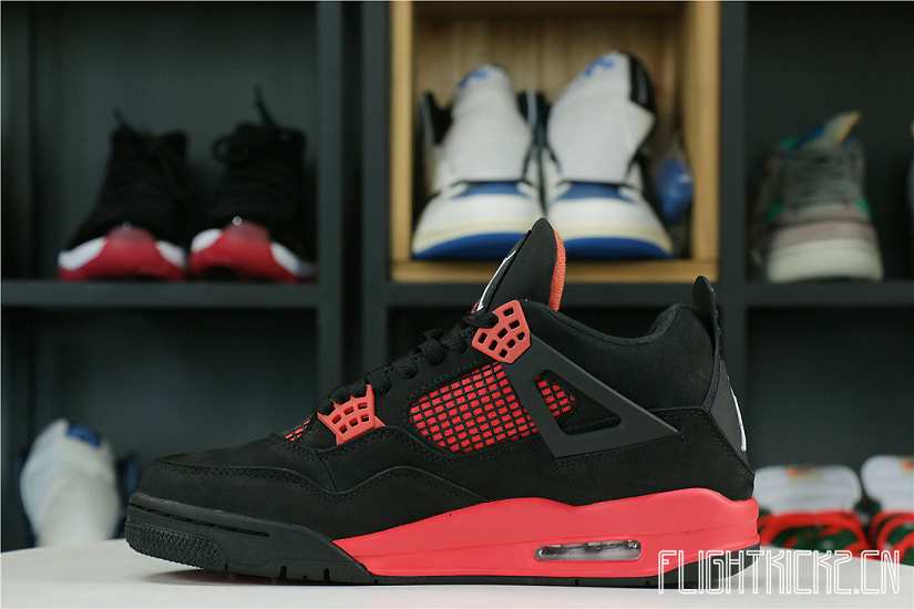 Air Jordan 4 Red Thunder 2021(LN5 A1 Batch)