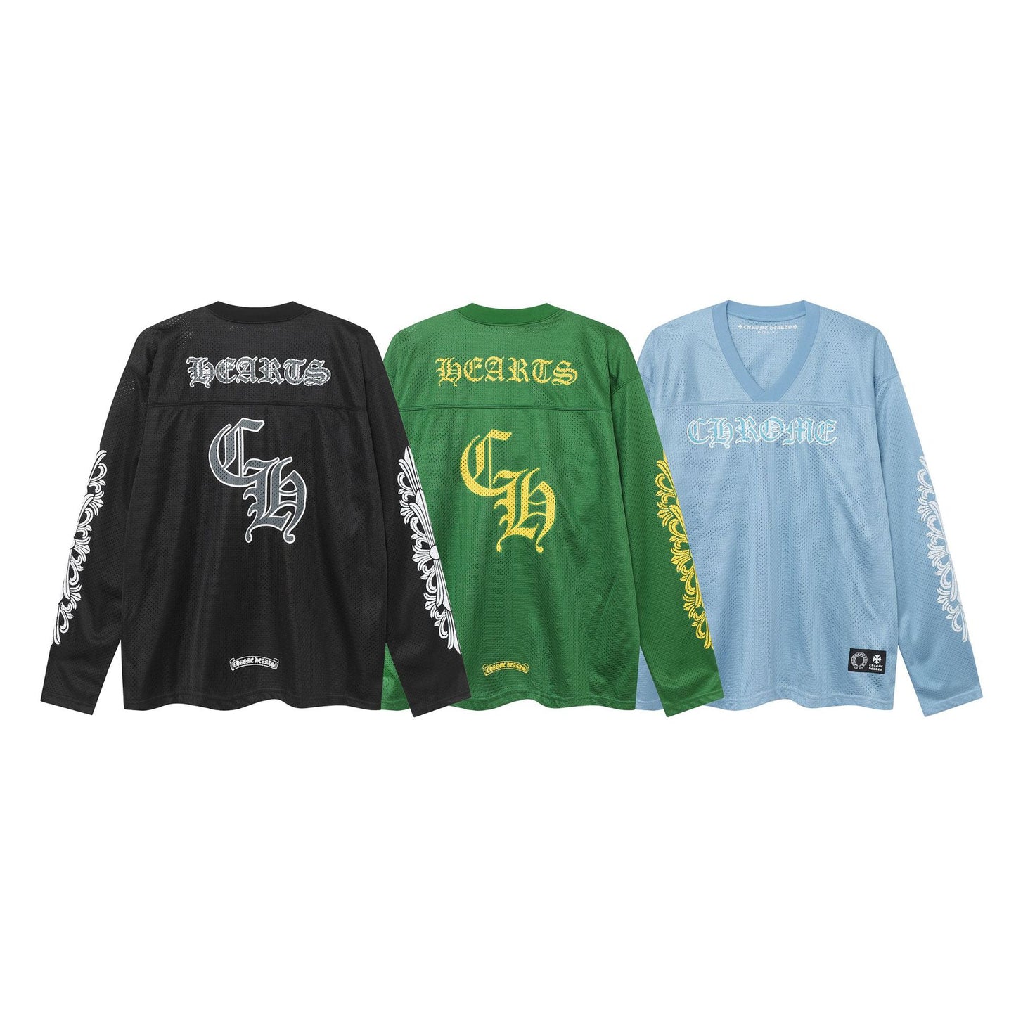 Chr0me Hearts Matty Boy Mesh Warm Up Long Sleeves Jersey 5ZM8KPQN