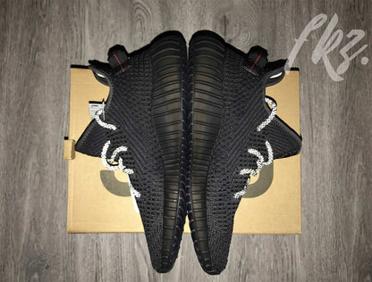 Adidas Yeezy 350 Boost V2 Black Static None Reflective(Ln5 A1)