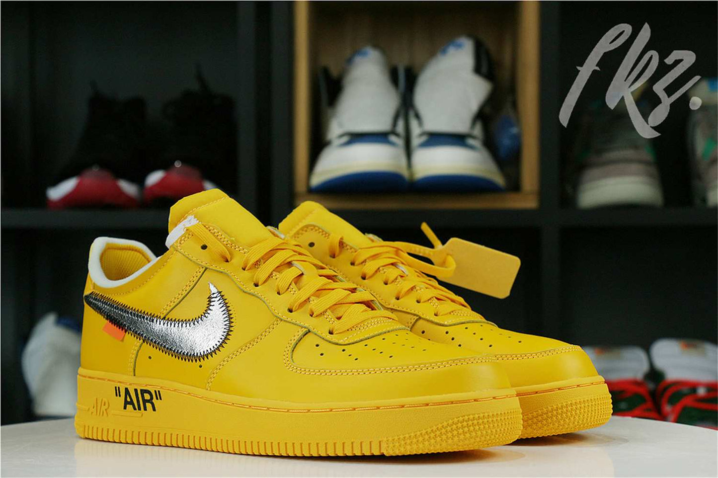 Off White x Air Force 1 University Gold 2021