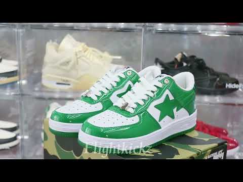 OFF-WHITE A Bathing Ape Bape Sta Low Green