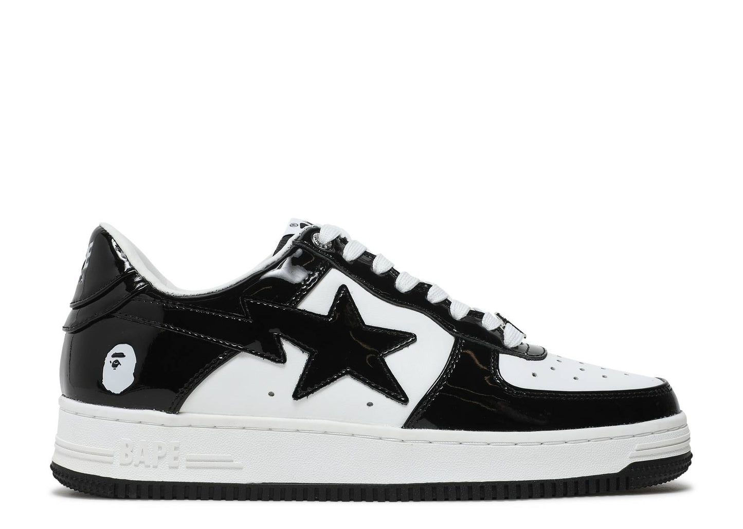 OFF-WHITE A Bathing Ape Bape Sta Low Black