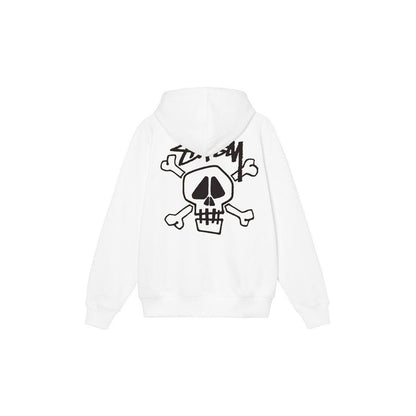 Stu$$y Skull & Bones Tee Pigment Dyed Graphic Printed Hoodie
