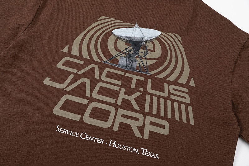 Travis Scott Solid color letter pattern printing short sleeves