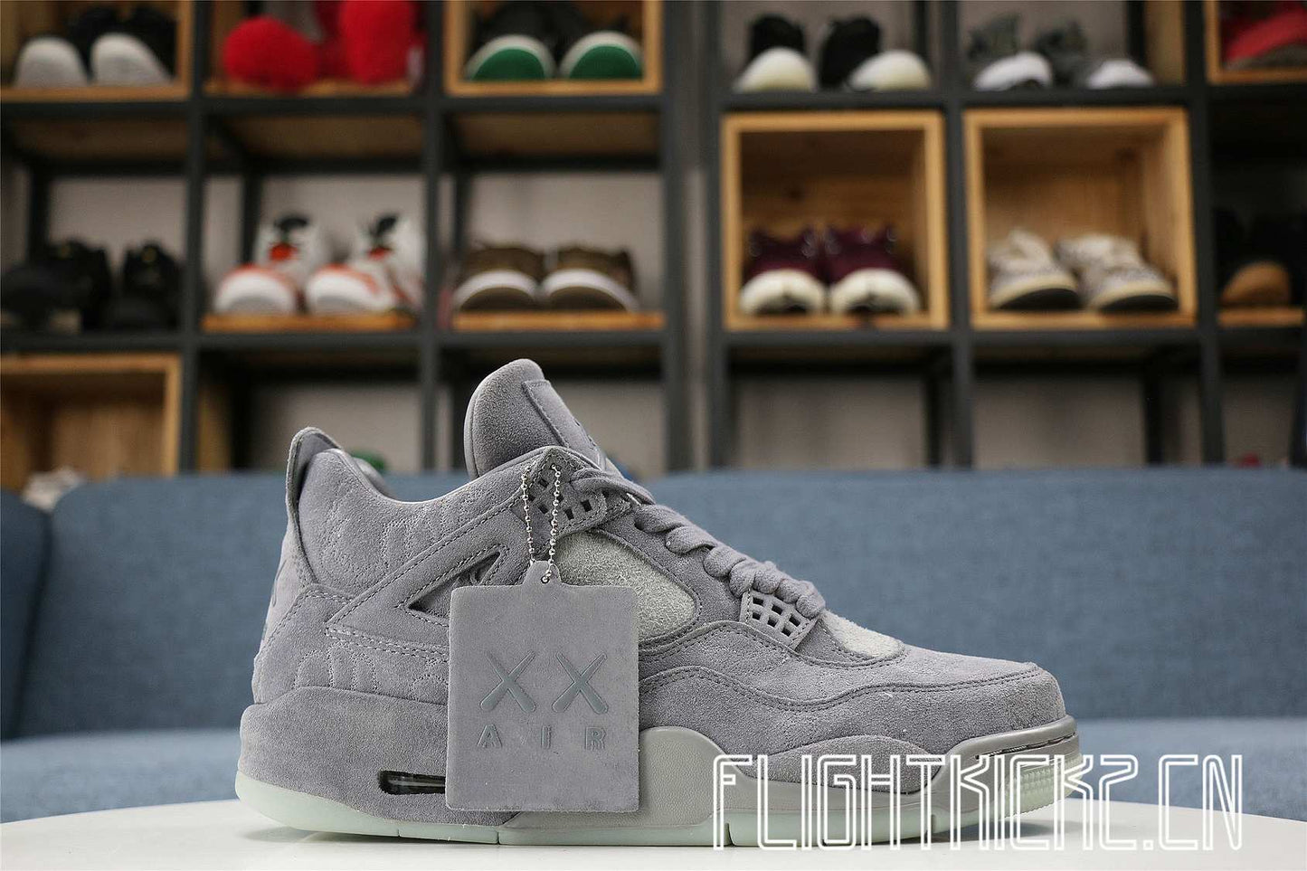 Kaws X Air Jordan 4 Retro Grey 2017 (LN5 A1 Batch)