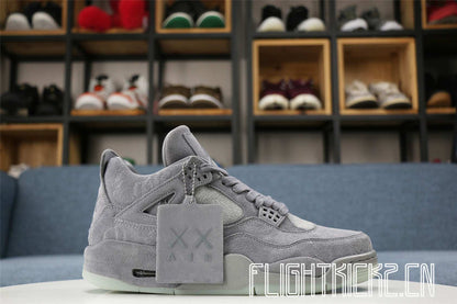 Kaws X Air Jordan 4 Retro Grey 2017 (LN5 A1 Batch)