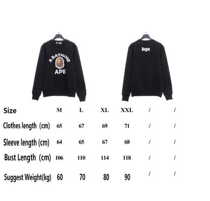 BAPE Cartoon Graffiti Logo Sweatshirt