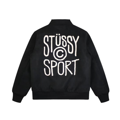 Stussy FW24 Port Wool Varsity Jacket