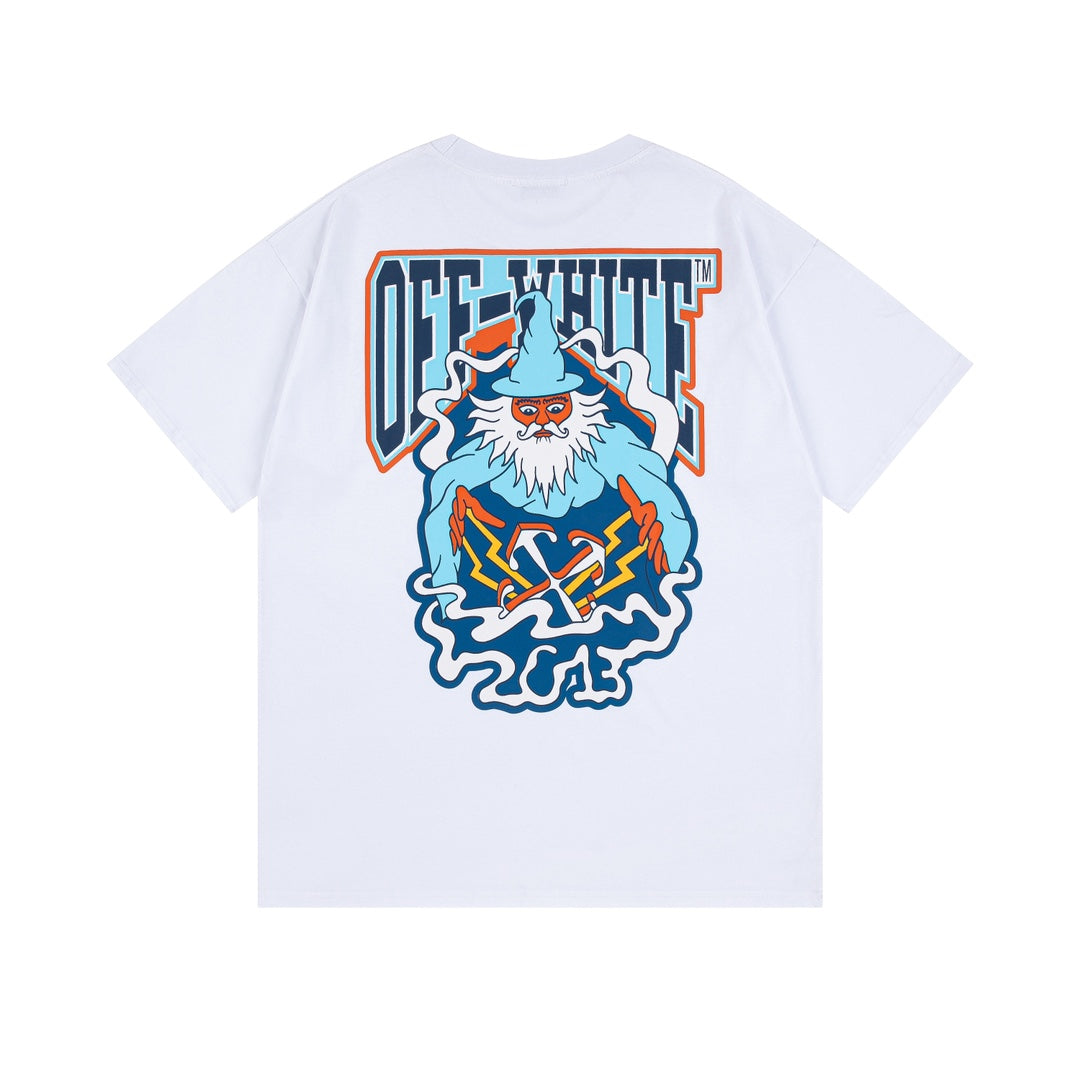 Off-White Blue Wiz skate T-Shirt