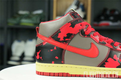 Nike Dunk High 1985 Red Acid Wash