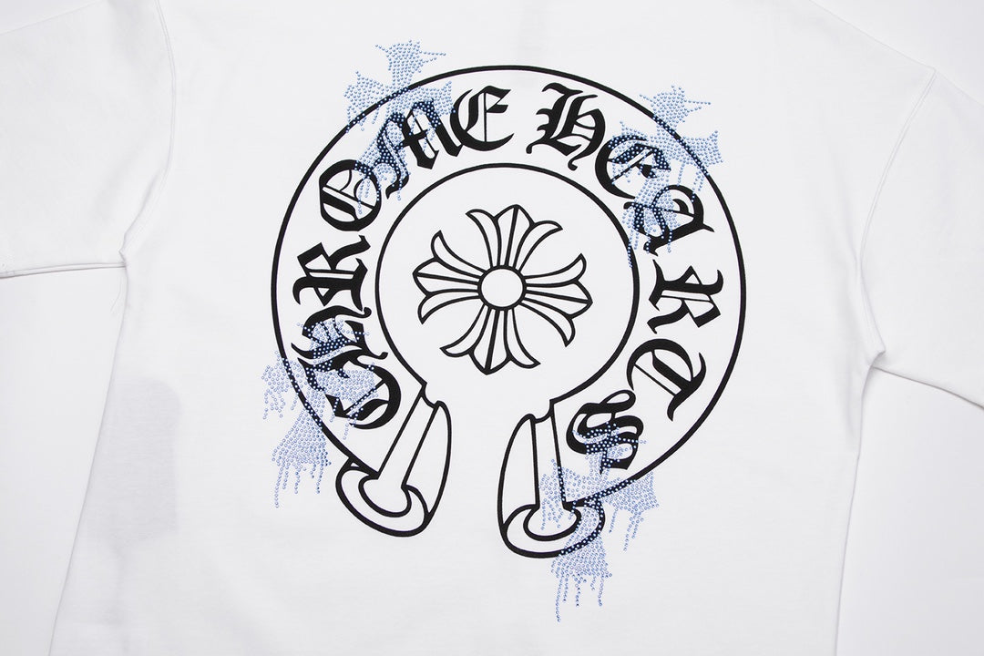 Chrome Hearts Horse Shoe Logo Pocket T-Shirt 2024