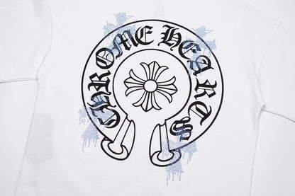 Chrome Hearts Horse Shoe Logo Pocket T-Shirt 2024
