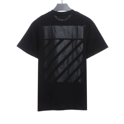 0W Overlap Zebra Arrow Print Short Sleeve