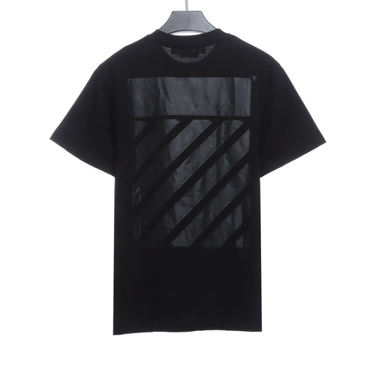 0W Overlap Zebra Arrow Print Short Sleeve