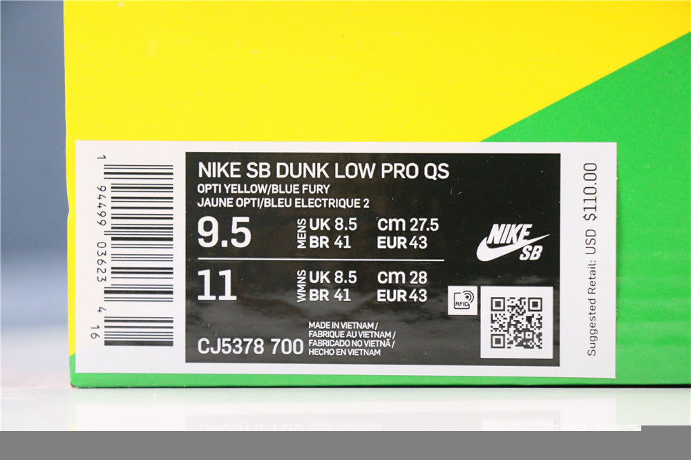 Grateful Dead x Nike SB Dunk Low Yellow
