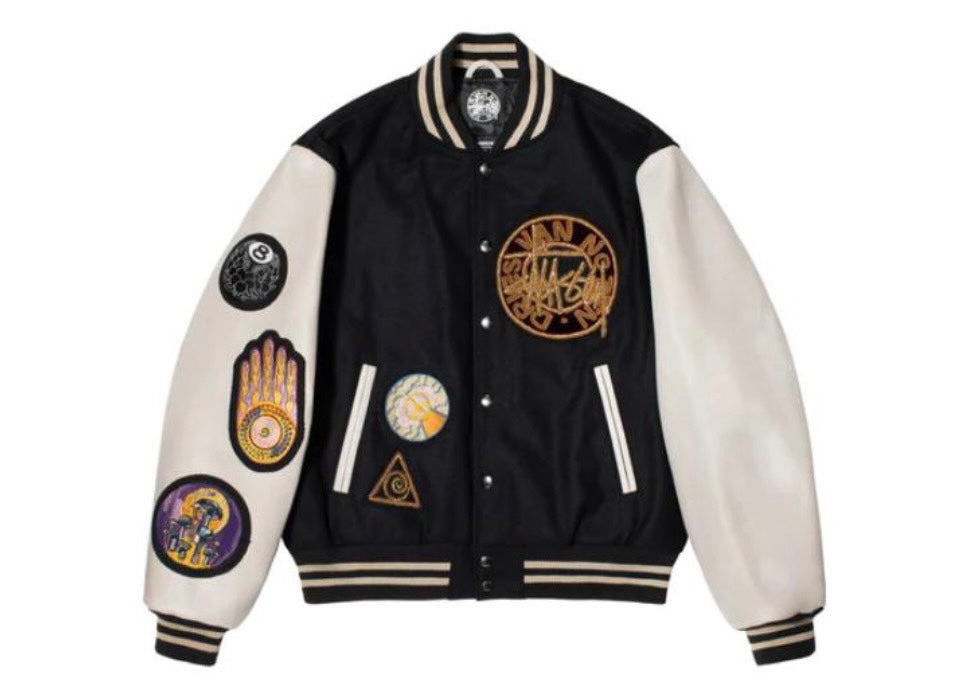 Dries Van Noten x Stussy FW Varsity Jacket