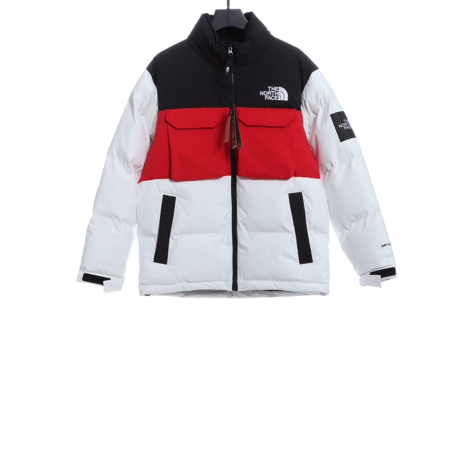 TNF Panel Contrast Color Cargo Down Jacket