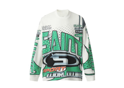 Saint Mich@el Tears 76 Full Print Long Sleeve