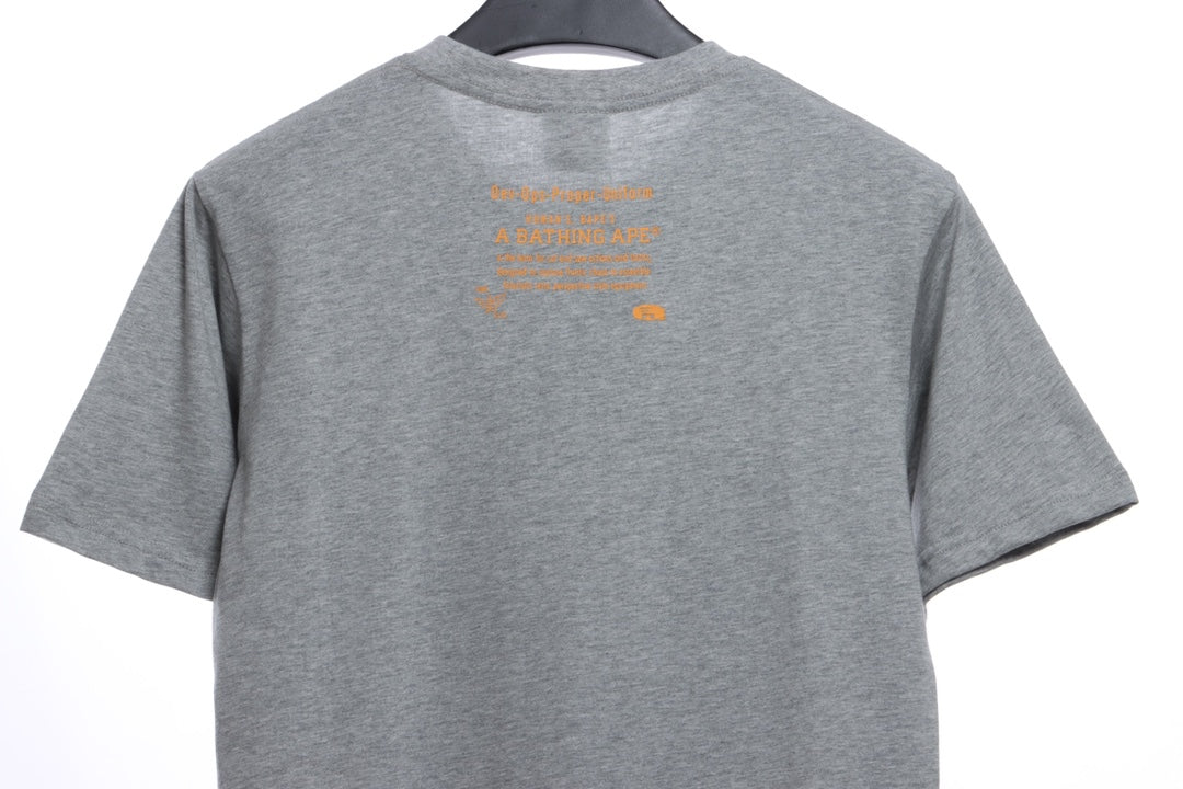 BAPE ape head mountain peak printing short sleeves