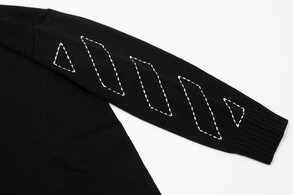 OFF-WHITE OW Arrow-Embroidered Sweater