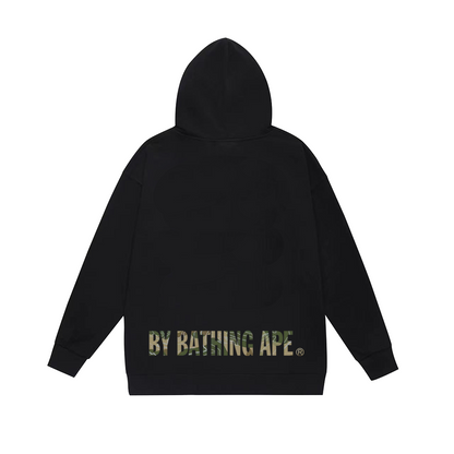 BAPE camo Ape Face logo hoodie