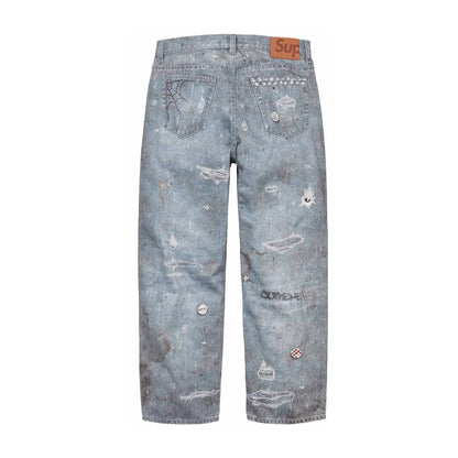 Suprem3 HJR TROMPE LOEIL LOOSE FIT Jeans