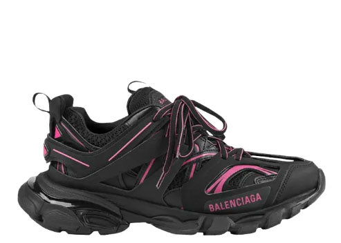 Balenciag* Wmns Track Sneaker Black Neon Pink