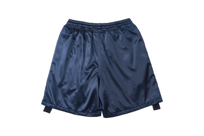 RRR-123 LOGO PRINT DRAWSTRING SHORTS