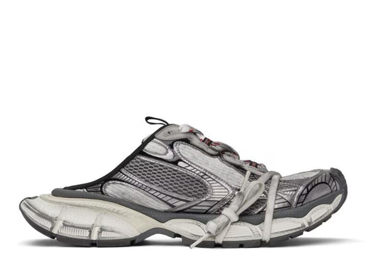 B@lenciag* Grey Silver 3XL Mules