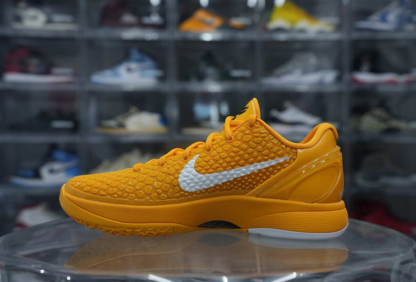 Off White x Nike Zoom Kobe 6 Yellow Custom