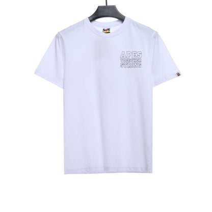 BAPE colorful camouflage printing short sleeves