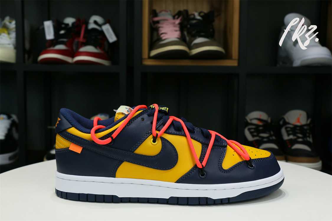 Off-White x Nike Dunk Low Michigan 2019(LN5 A1 Batch)