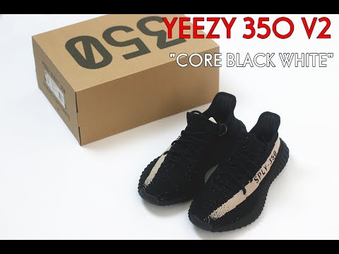 Adidas Yeezy 350 Boost V2 Core Black White 2016 (Ln5 A1)