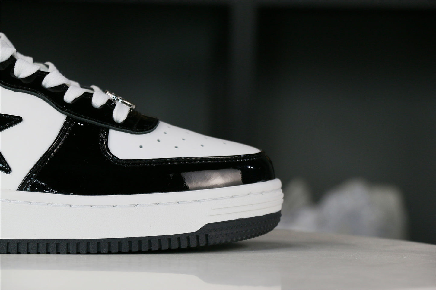 OFF-WHITE A Bathing Ape Bape Sta Low Black