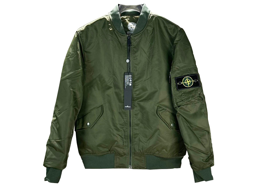 Stone 1sland Medallion Pilot Padded Jacket