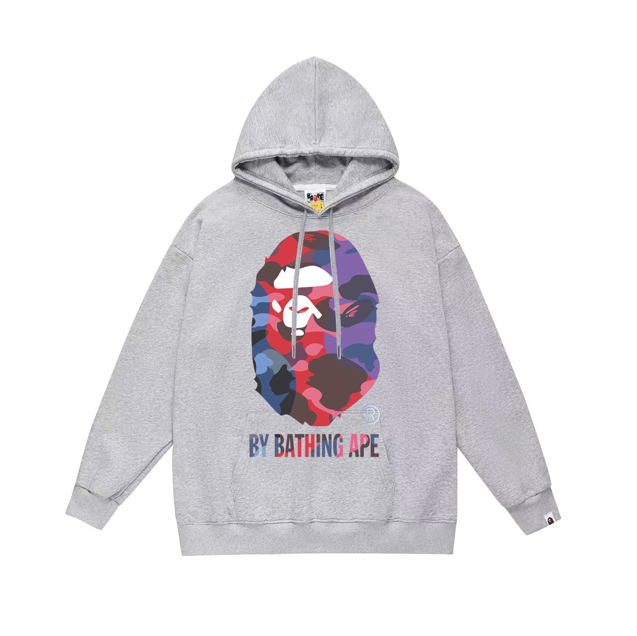 BAPE classic Ape Head logo graphic hoodie