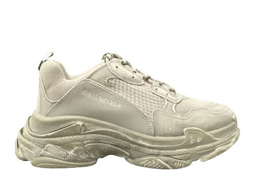 Balenciag* Triple S Sneaker Light Beige Faded