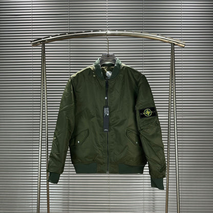Stone 1sland Medallion Pilot Padded Jacket
