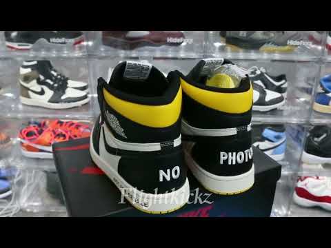 Air Jordan 1 Retro Not For Resale Yellow 2018